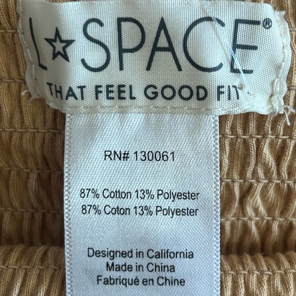 L*Space North Shore Jumpsuit Striped Strapless Off The Shoulder NWT Size Medium - Picture 8 of 15